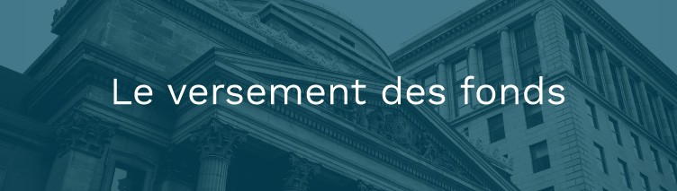La versement des fonds FinKey